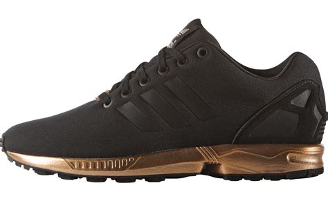 adidas sneakers zx flux zwart goud|adidas zx flux shoes.